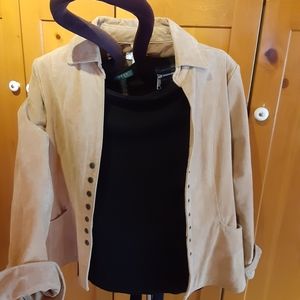 Washable swede jacket